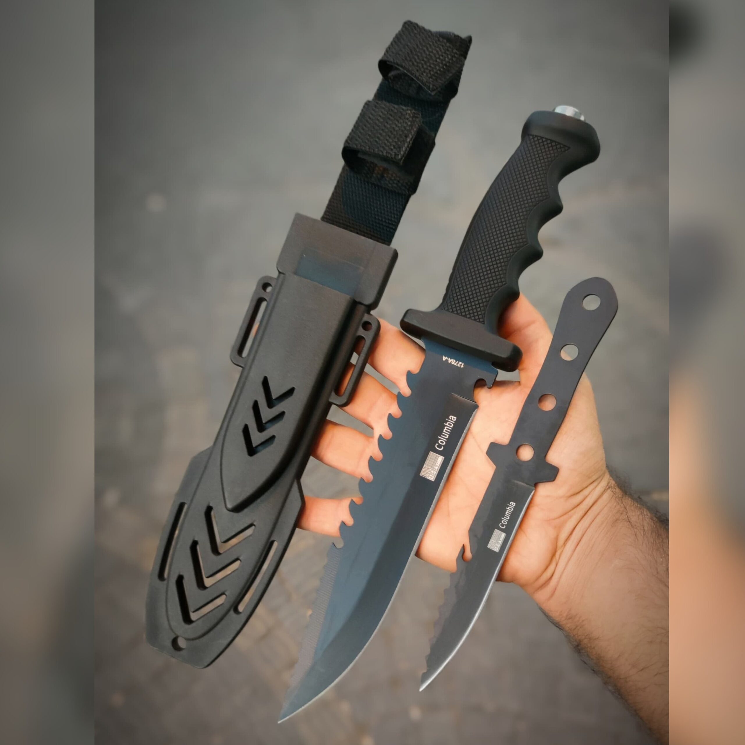 کارد شکاری کلمبیا پرتابی دار