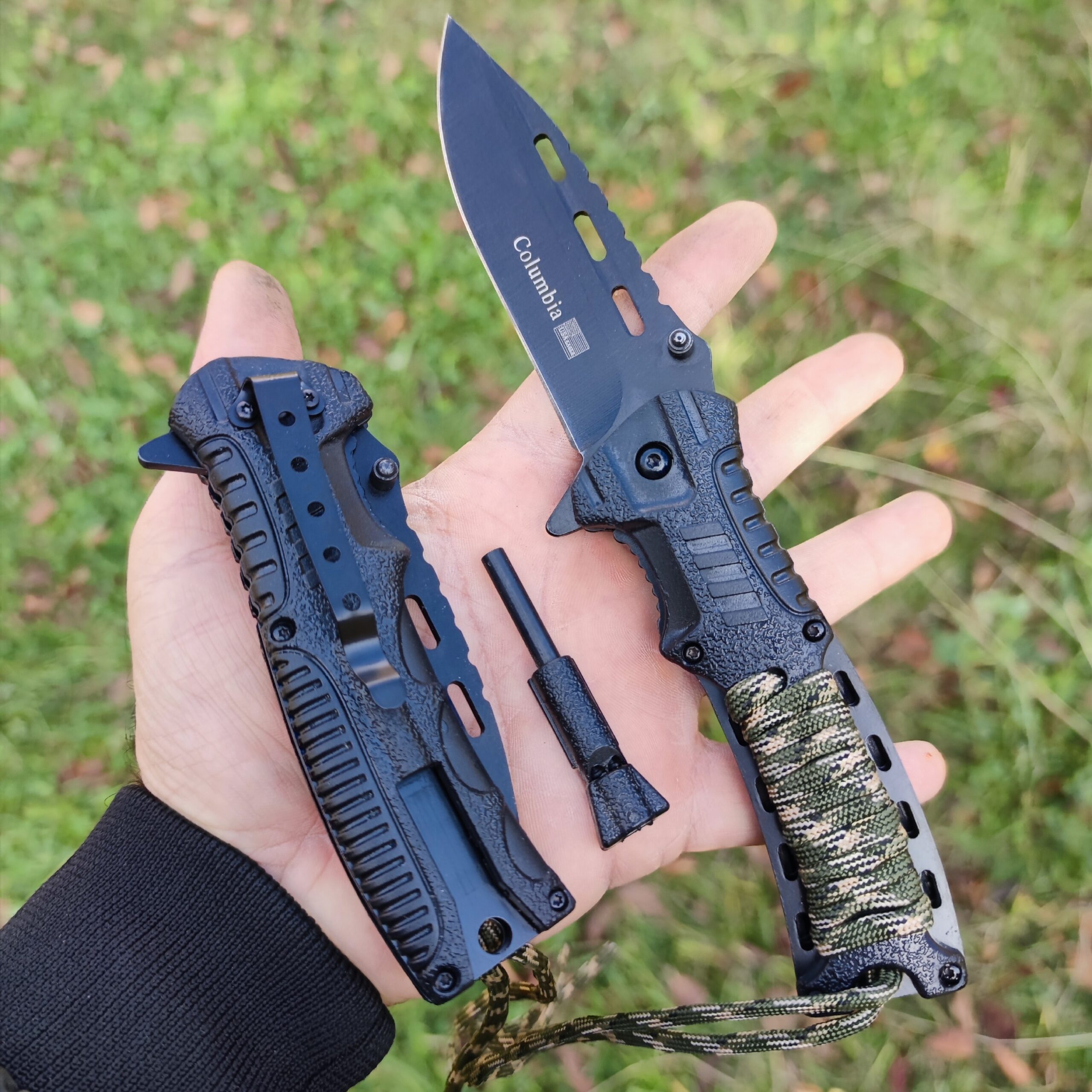 چاقوی چخماق دار تاشو کلمبیا