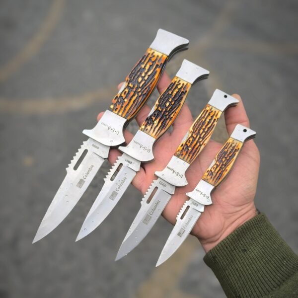 چاقو ضامن دار کلمبیا طرح شاخ 1